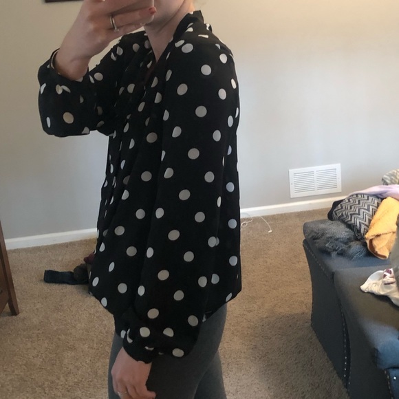 Polka dot blouse - Picture 2 of 3